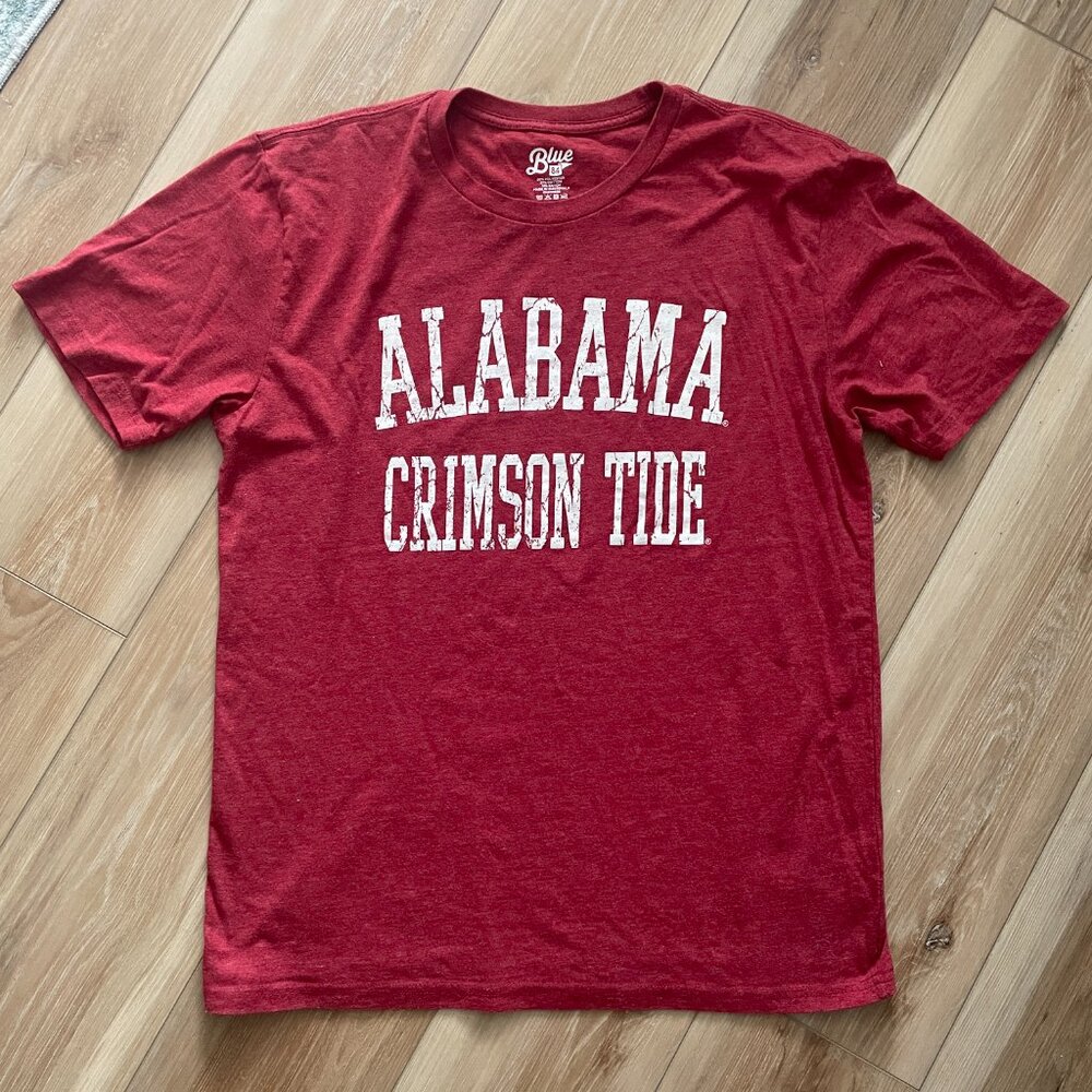 Alabama Roll Tide Bama College Football Crimson Red Tee Shirts Lot of 3 - Picture 3 of 8